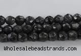 CLB361 15.5 inches 8mm faceted round black labradorite beads wholesale