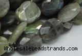 CLB43 15.5 inches 14*18mm faceted oval labradorite gemstone beads