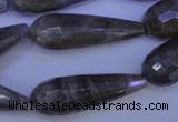 CLB507 15.5 inches 10*30mm faceted teardrop labradorite beads