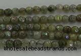 CLB609 15.5 inches 3mm faceted round AB-color labradorite beads