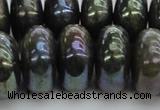 CLB622 15.5 inches 10*20mm rondelle AB-color labradorite beads