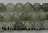 CLB861 15.5 inches 6mm faceted round AB grade labradorite beads