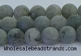 CLB873 15.5 inches 8mm round matte labradorite gemstone beads