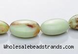 CLE08 10*14mm oval lemon turquoise gemstone beads Wholesale