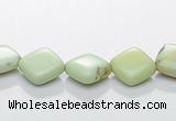 CLE15 rhombic 8*8mm lemon turquoise gemstone beads Wholesale