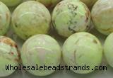 CLE206 15.5 inches 16mm round lemon turquoise beads wholesale