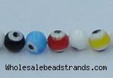 CLG504 16 inches 6mm round lampwork glass beads wholesale