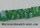 CLG561 16 inches 6*6mm cube lampwork glass beads wholesale