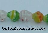 CLG577 16 inches 8*10mm rice lampwork glass beads wholesale