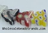 CLG595 16 inches 10*12mm butterfly lampwork glass beads wholesale