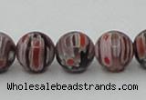 CLG604 16 inches 10mm round lampwork glass beads wholesale