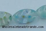 CLG615 3PCS 16 inches 10*16mm rice lampwork glass beads wholesale