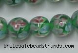 CLG753 15.5 inches 10mm round lampwork glass beads wholesale