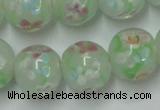 CLG760 15 inches 12mm round lampwork glass beads wholesale