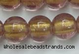 CLG841 15.5 inches 12mm round lampwork glass beads wholesale