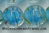 CLG854 15.5 inches 18mm round lampwork glass beads wholesale