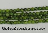 CLJ200 15.5 inches 4mm round dyed sesame jasper beads wholesale