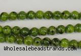 CLJ210 15.5 inches 6mm round dyed sesame jasper beads wholesale