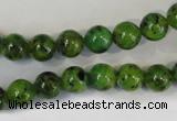 CLJ220 15.5 inches 8mm round dyed sesame jasper beads wholesale