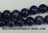 CLJ234 15.5 inches 10mm round dyed sesame jasper beads wholesale