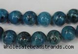 CLJ235 15.5 inches 10mm round dyed sesame jasper beads wholesale