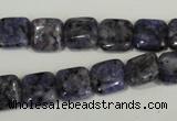 CLJ263 15.5 inches 10*10mm square dyed sesame jasper beads wholesale