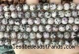 CLJ503 15.5 inches 4mm,6mm,8mm,10mm & 12mm round sesame jasper beads