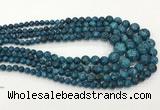 CLJ616 6mm - 14mm round sesame jasper graduated beads