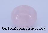 CLO01 19*30mm rondelle loose rose quartz gemstone beads wholesale