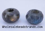 CLO19 19*30mm rondelle loose labradorite gemstone beads wholesale