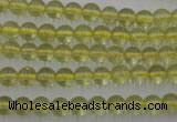 CLQ151 15.5 inches 6mm round natural lemon quartz beads wholesale