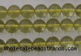 CLQ153 15.5 inches 10mm round natural lemon quartz beads wholesale