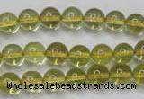 CLQ202 15.5 inches 8mm round natural lemon quartz beads wholesale