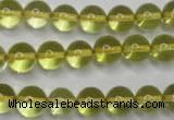 CLQ204 15.5 inches 12mm round natural lemon quartz beads wholesale