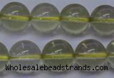 CLQ353 15 inches 10mm round natural lemon quartz beads wholesale