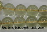 CLQ55 15.5 inches 16mm round natural lemon quartz beads wholesale