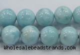 CLR18 15.5 inches 12mm round grade A natural larimar gemstone beads