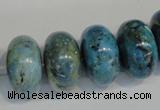 CLR204 15.5 inches 12*20mm rondelle larimar gemstone beads