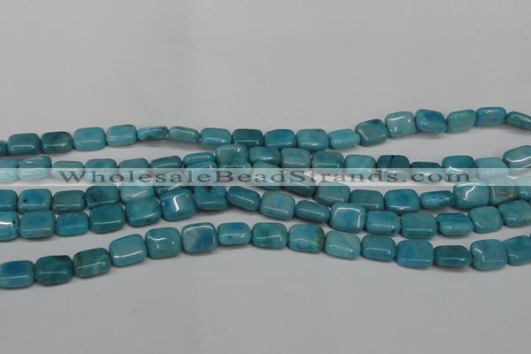 CLR390 15.5 inches 8*10mm rectangle dyed larimar gemstone beads