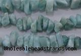 CLR45 15.5 inches 3*8mm – 4*10mm natural larimar chips beads