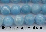 CLR603 15.5 inches 10mm round imitation larimar beads wholesale