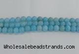 CLR73 15.5 inches 12mm round imitation larimar beads wholesale