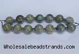 CLS201 7.5 inches 25mm round large Africa stone beads