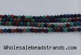 CLV521 15.5 inches 6mm round mixed lava beads wholesale