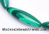 CMA29 15.5 inches 10*34mm rice imitate malachite beads Wholesale