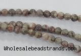 CMB01 15.5 inches 4mm round natural medical stone beads wholesale