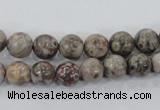 CMB03 15.5 inches 8mm round natural medical stone beads wholesale