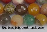 CME103 15.5 inches 10mm faceted round mixed gemstone beads