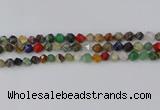 CME107 15.5 inches 8mm faceted nuggets mixed gemstone beads