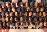 CME306 15.5 inches 8*11mm - 9*12mm pumpkin tiger eye beads